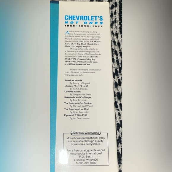 PreOwned Chevrolet’s Hot Ones 1955, 1956 , 1957 , HardCover Book . - Picture 10 of 14